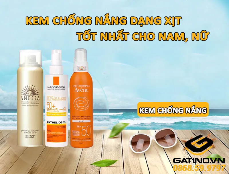 cách dùng xịt chống nắng hiệu quả cho nam và nữ