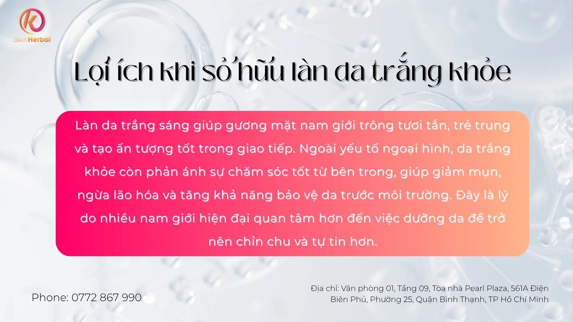 Lợi ích khi sở hữu làn da trắng khoẻ