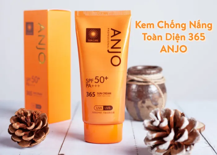 Thành phần tự nhiên của kem chống nắng Anjo Hàn Quốc an toàn cho da